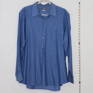 Van Heusen Flex Regular Fit Wrinkle Free classic button up long sleeve 17 34/35